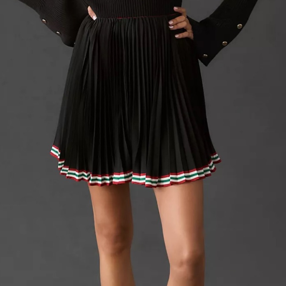 NWT Maeve Pleated Mini Skirt Tennis Skirt Cheer Skirt Size 8